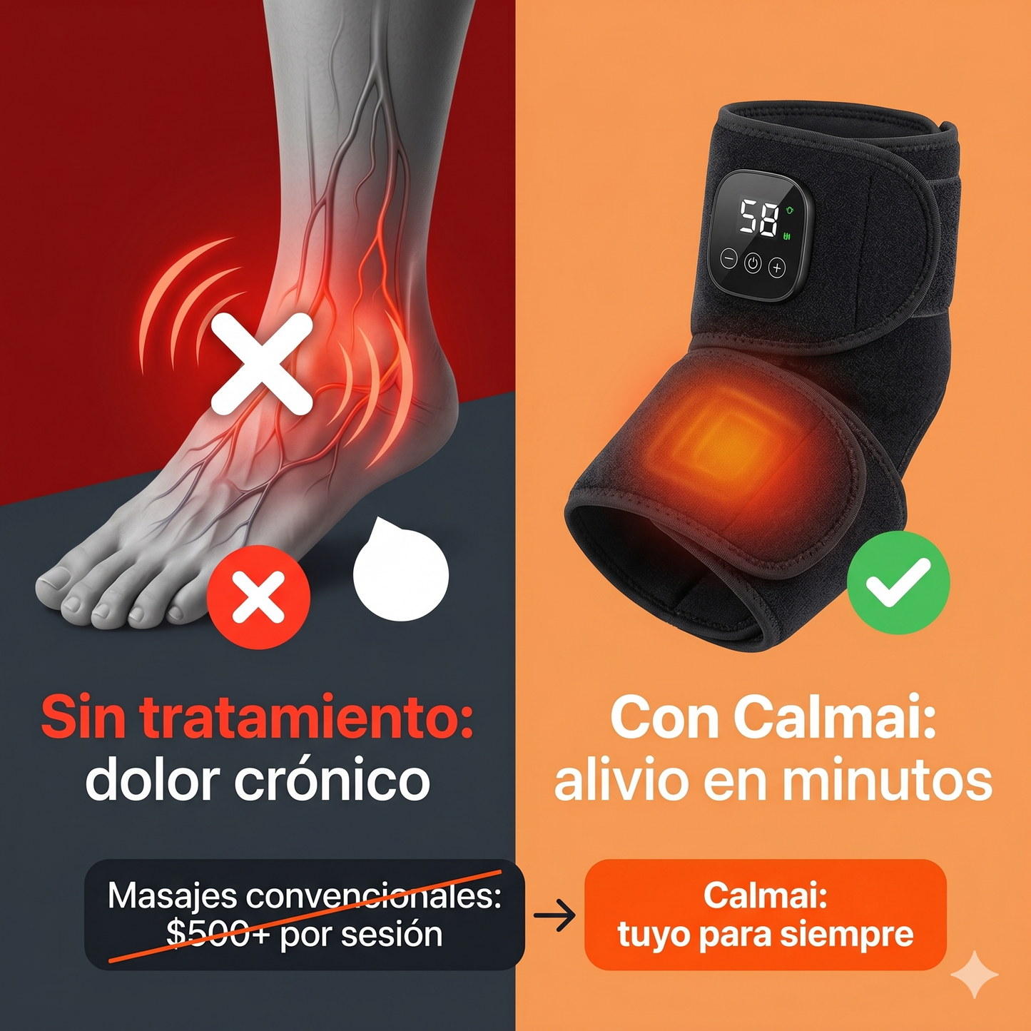 Calmai ™ | Alivio Inmediato para Pies y Tobillo
