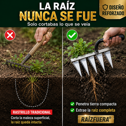 RaízFuera®| Arranca la Maleza Desde la Raíz