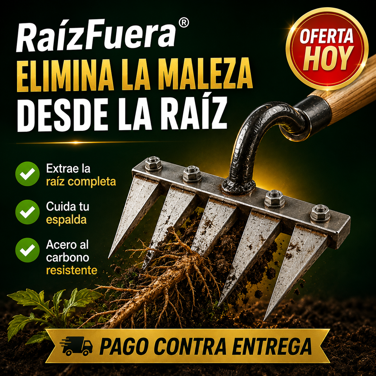 RaízFuera®| Arranca la Maleza Desde la Raíz