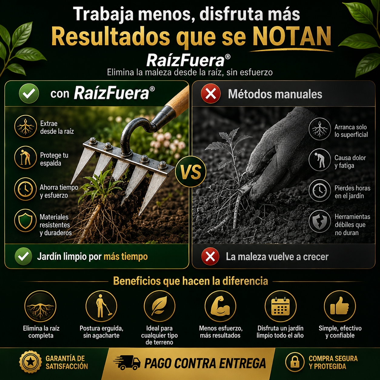RaízFuera®| Arranca la Maleza Desde la Raíz